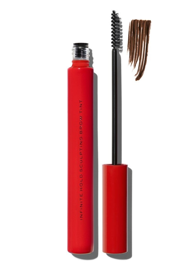 MAKE Beauty Infinite Hold Brow Tint. Brown Eyebrow Gel with Brush. Sculpt, Define, and Set Eyebrows - All-Day Wear - Image 1